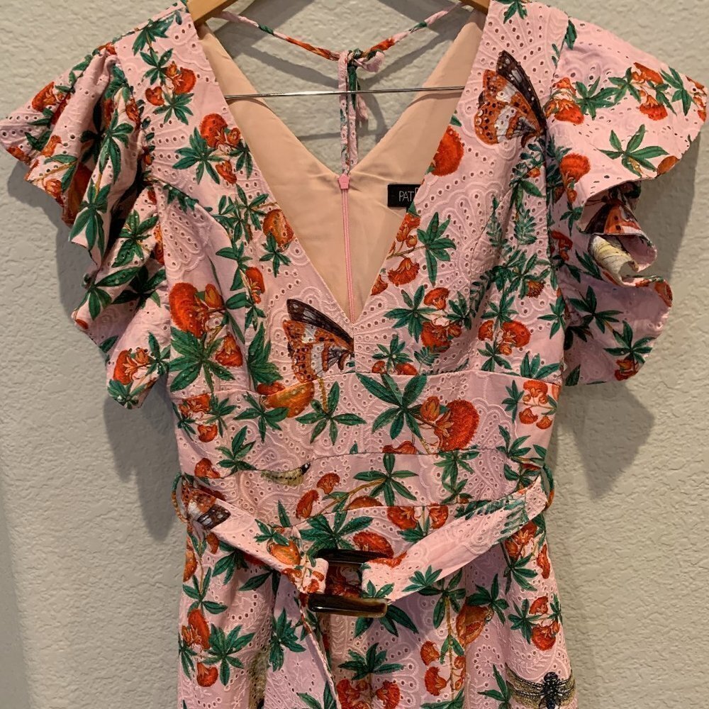 PatBO Ruffle Belted Cocktail Dress (US/6) - Picture 5 of 5